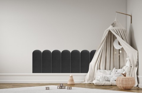 Panel Tapicerowany Grafitowy 20cm