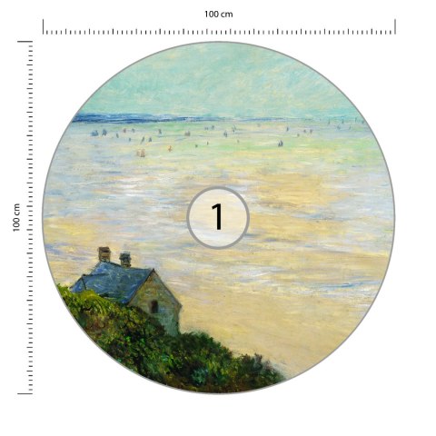 Fototapeta Okrągła Bretońskie Lato