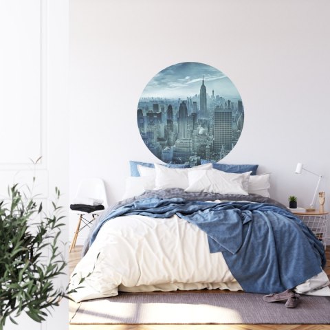 Fototapeta Okrągła Hazy Gotham Autorstwa Stefena Schilbe