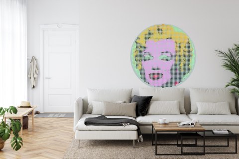 Fototapeta Okrągła Ikona Marilyn