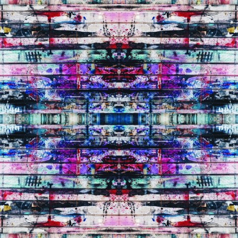 Fototapeta Okrągła Miejski Kalejdoskop