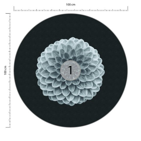 Fototapeta Okrągła Symetria