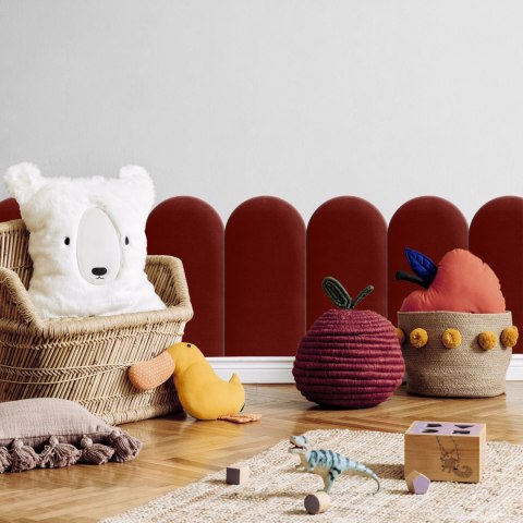 Panel Tapicerowany Bordowy 30cm