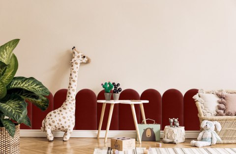 Panel Tapicerowany Bordowy 30cm