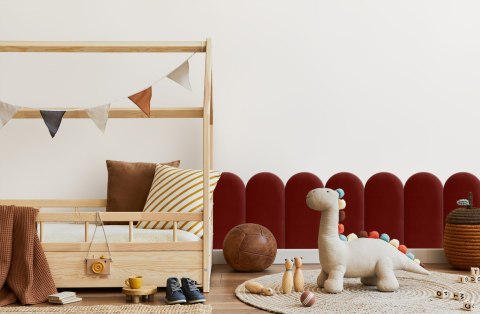 Panel Tapicerowany Bordowy 30cm