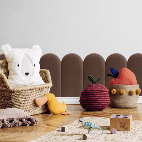 Panel Tapicerowany Brązowy 30cm