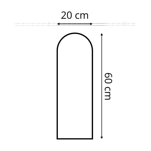 Panel Tapicerowany Granatowy 20cm