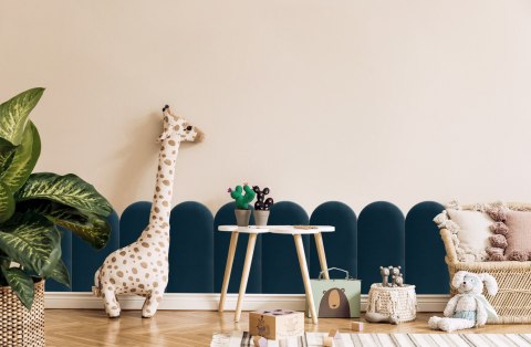 Panel Tapicerowany Granatowy 30cm