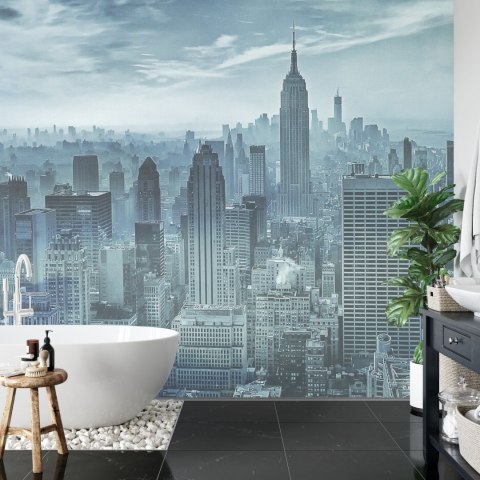 Fototapeta Kwadratowa Hazy Gotham Autorstwa Stefena Schilbe