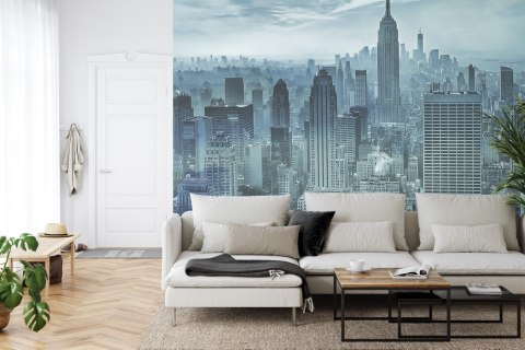 Fototapeta Kwadratowa Hazy Gotham Autorstwa Stefena Schilbe