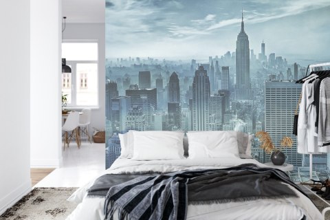 Fototapeta Kwadratowa Hazy Gotham Autorstwa Stefena Schilbe