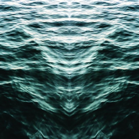 Fototapeta Kwadratowa Pofalowana Morska Toń