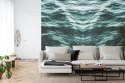 Fototapeta Kwadratowa Pofalowana Morska Toń