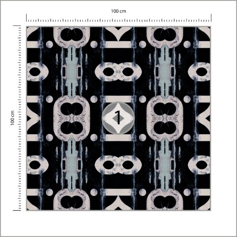 Fototapeta Kwadratowa Przemysł W Kolorze Niebieskim