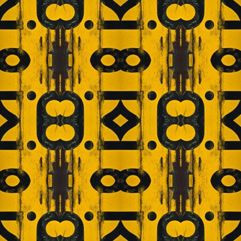 Fototapeta Kwadratowa Przemysł W Kolorze Żółtym