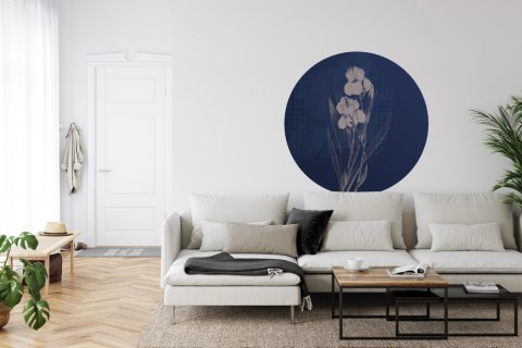 Fototapeta Okrągła Ciemne Rośliny Ii