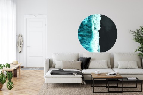 Fototapeta Okrągła Islandzkie Kontrasty