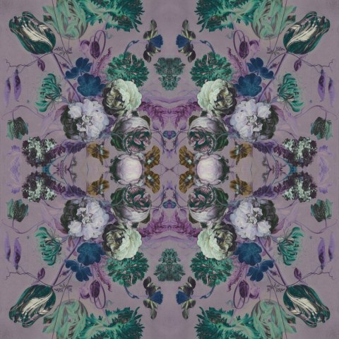 Fototapeta Okrągła Kaleidabluma W Negatywie