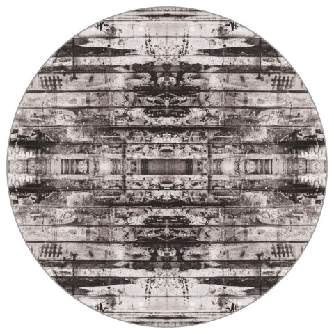 Fototapeta Okrągła Miejski Kalejdoskop W Trybie Monochromatycznym