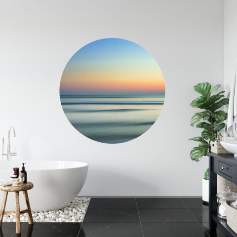 Fototapeta Okrągła Ombree Zachód Słońca