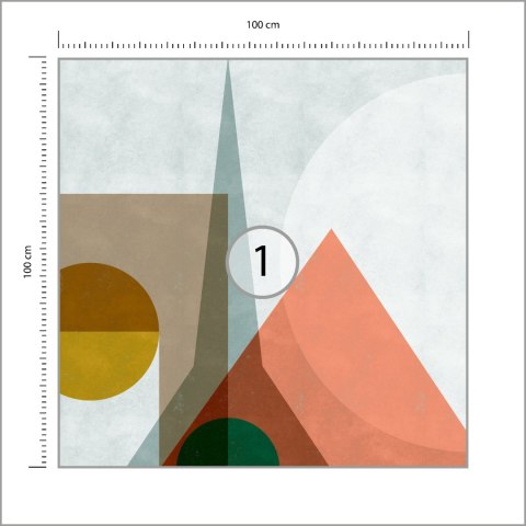 Fototapeta Kwadratowa Blox Paryż