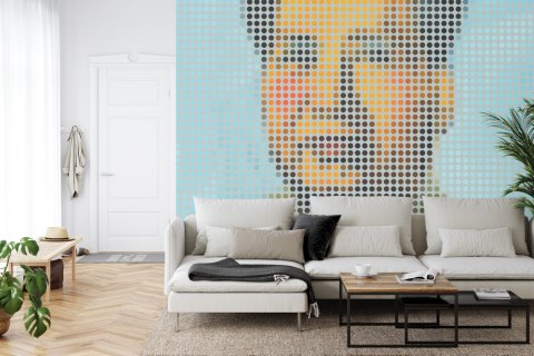 Fototapeta Kwadratowa Ikona Mao