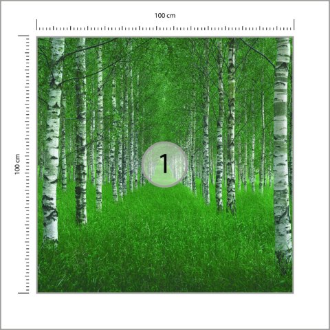 Fototapeta Kwadratowa Tunel Autorstwa Christiana Lindstena