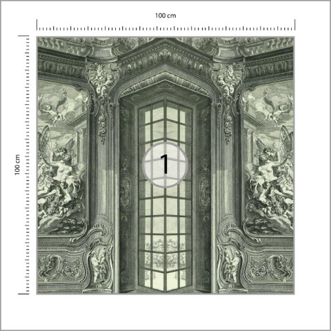 Fototapeta Kwadratowa Wytworny Salon