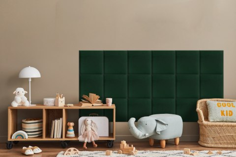 Panel Tapicerowany Butelkowa Zieleń