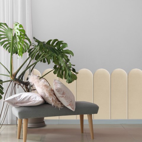 Panel Tapicerowany Kremowy 20cm