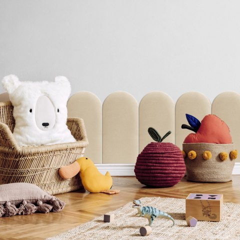 Panel Tapicerowany Kremowy 30cm