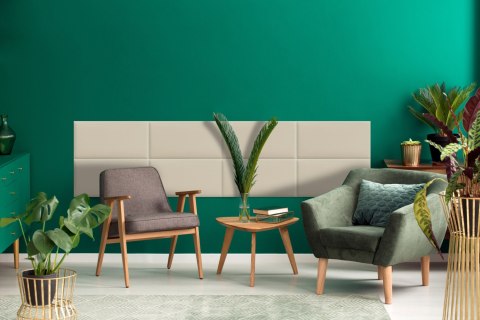 Panel Tapicerowany Kremowy