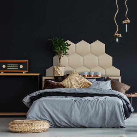 Panel Tapicerowany Kremowy