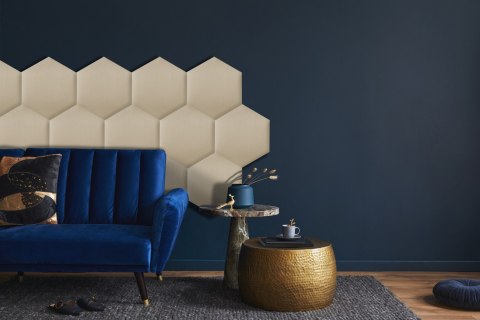 Panel Tapicerowany Kremowy