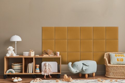 Panel Tapicerowany Żółty