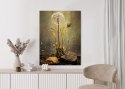 Plakat Mniszek Lekarski I Krople Rosy