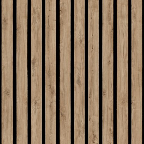 Tapeta Lamele Imitujące Drewno Dąb Naturalny