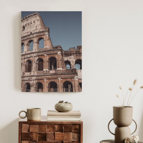 Plakat Architektura Koloseum Na Tle Błękitnego Nieba