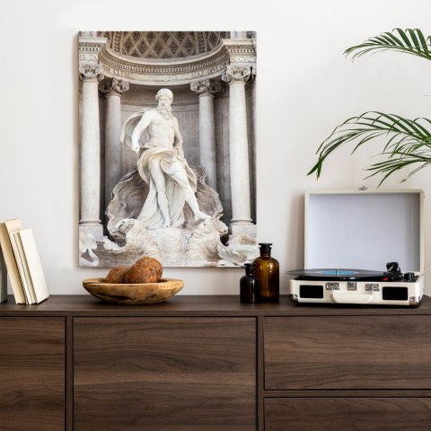 Plakat Architektura Najpiękniejszej Fontanny Di Trevi W Rzymie