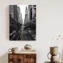 Plakat Czarno Biała Ulica Manhattanu W Nowym Jorku