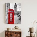 Plakat Czerwona Budka Telefoniczna Z Big Benem W Tle
