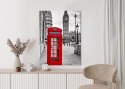 Plakat Czerwona Budka Telefoniczna Z Big Benem W Tle