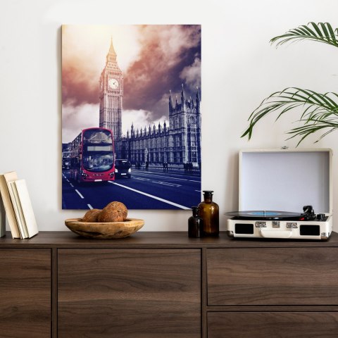 Plakat Czerwony Autobus I Pałac Westminsterski