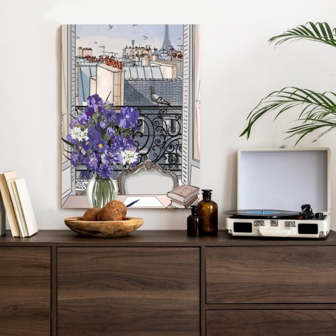 Plakat Dachy Paryża - Rysunek