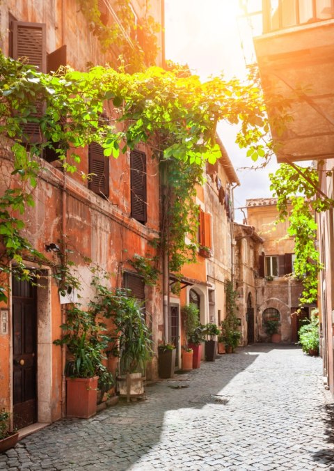 Plakat Klimatyczna Uliczka W Trastevere