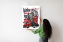 Plakat Londyn I Słynne Atrakcje Turystyczne