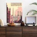 Plakat Londyn W Stylu Retro Ilustracja
