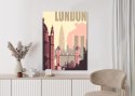 Plakat Londyn W Stylu Retro Ilustracja