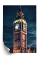 Plakat Londyński Big Ben Nocą