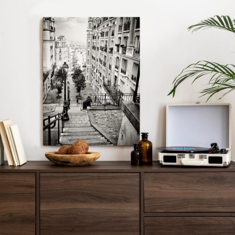 Plakat Niesamowite Ulice Paryża - Fotografia Czarno-Biała